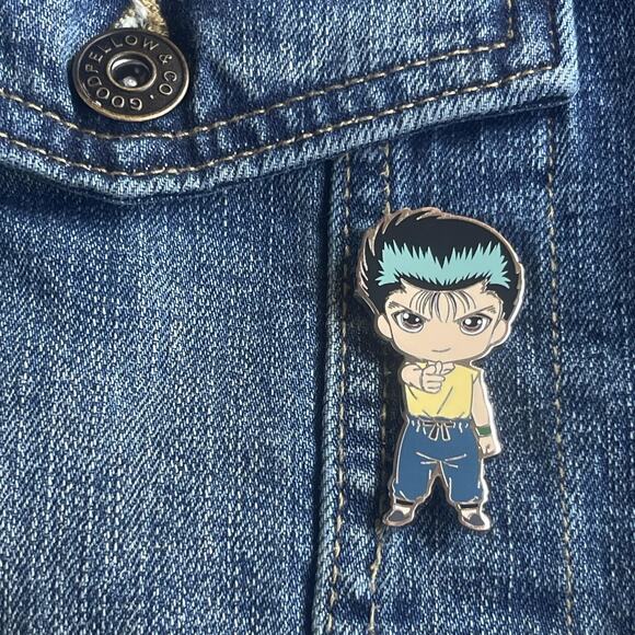 Goodfellow Jacket Mens XL Blue Sherpa Lined Denim Trucker Faux Fur Collar Button - Picture 4 of 10